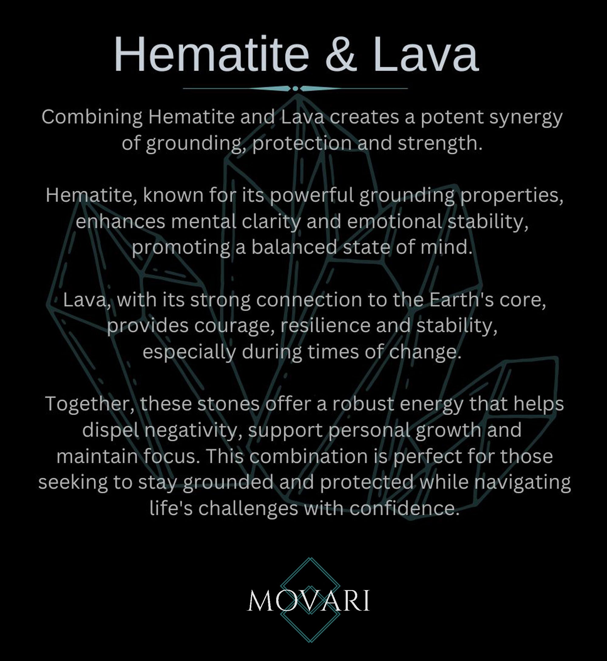 Lava Hematite gemstone meaning