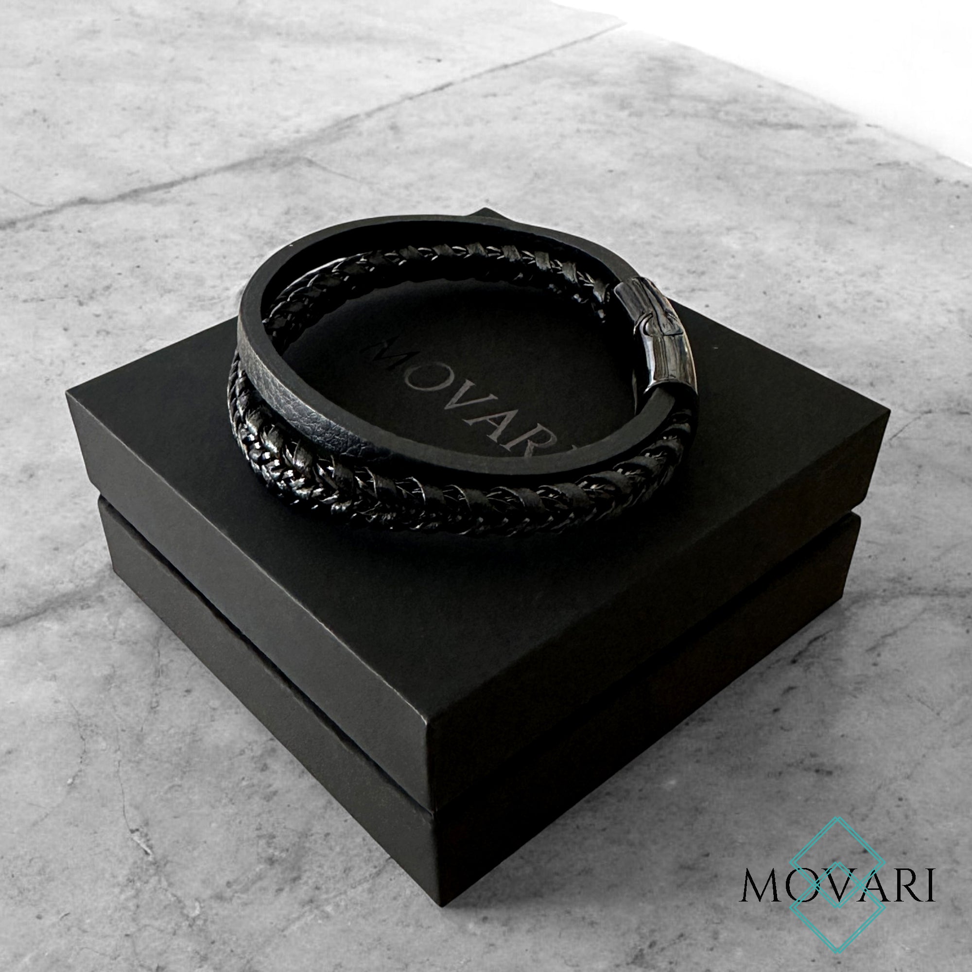 Stylish leather bracelets for men handcrafted in the USA