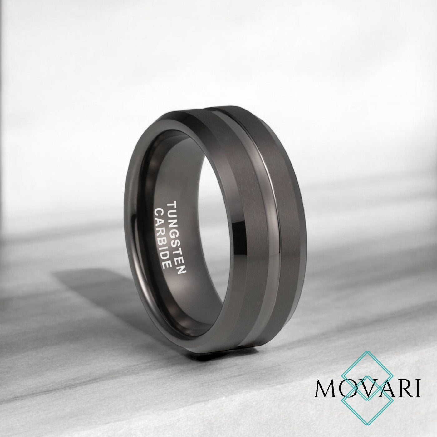 tungsten rings by Movari Jewelry