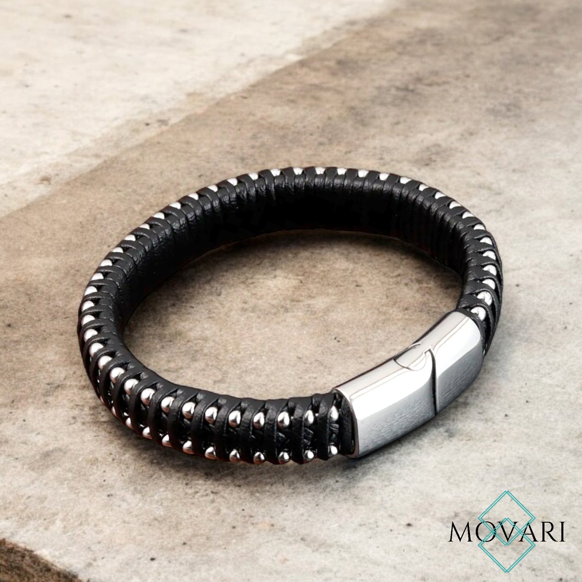 edgy leather bracelets for men, biker bracelet, musicians leather bracelet, urban fashion quality men's jewelry