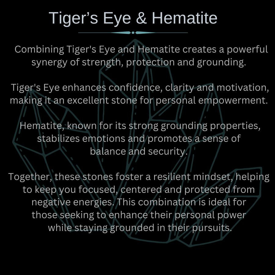 tigers eye and hematite stone meaning